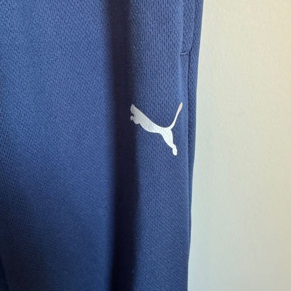 Puma Youth Elastic Waist‎ Pull On Athletic Pants Blue Size XL(18-20) Gym Track - Picture 4 of 15